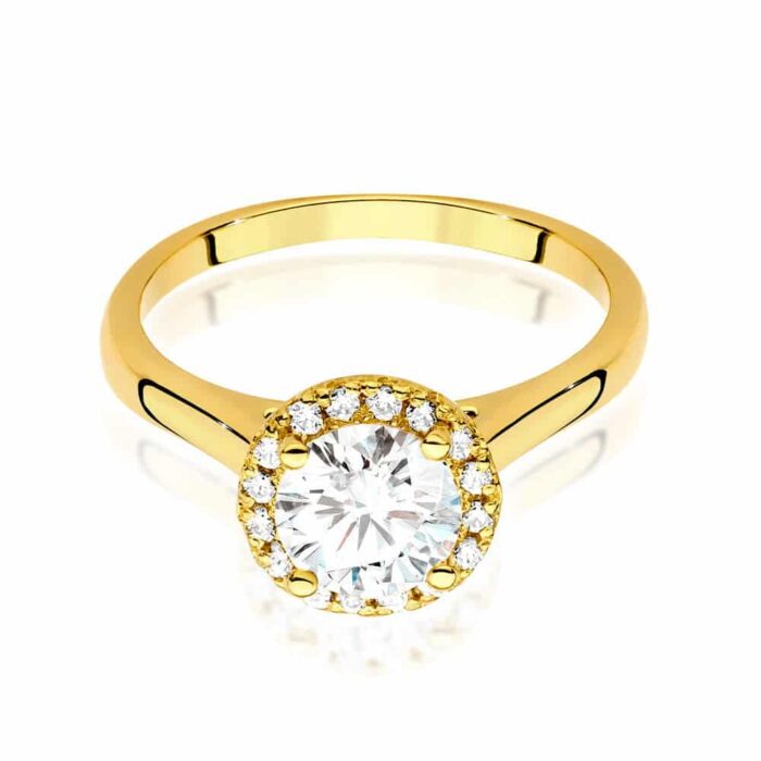Inel Aur 14k cu Diamant 1.00 ct - Imagine 2