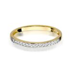 Inel Aur 14k cu Diamant 0.09 ct - Imagine 2