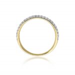Inel Aur 14k cu Diamante 0.23 ct - Imagine 3