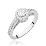 Inel Aur 14k cu Diamante 0.37 ct - Imagine 4