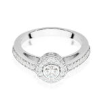 Inel Aur 14k cu Diamante 0.37 ct - Imagine 5