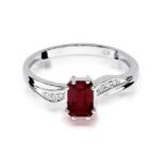 Inel Aur 14k cu Granat 0.70 ct - Imagine 6