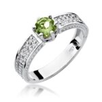 Inel Aur 14K cu Peridot 0.60 ct - Imagine 4