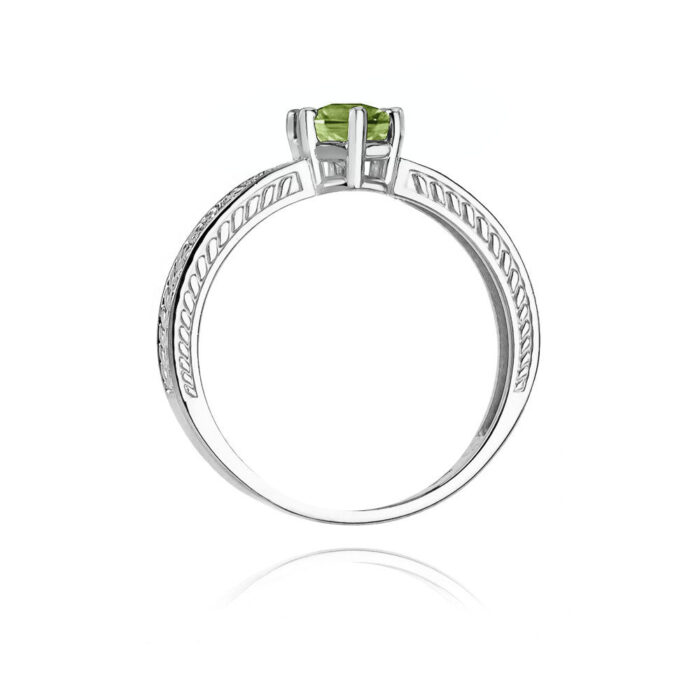 Inel Aur 14K cu Peridot 0.60 ct - Imagine 6