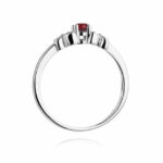 Inel Aur 14k cu Rubin 0.15 ct - Imagine 5