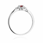 Inel Aur 14k cu Rubin 0.15 ct - Imagine 7