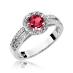 Inel Aur 14k cu Rubin 0.50 ct - Imagine 5