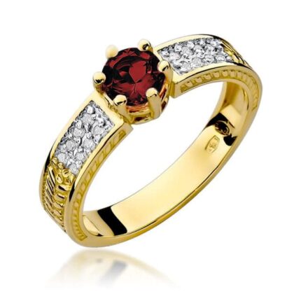 Inel Aur 14k cu Rubin 0.50 ct