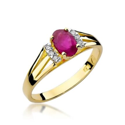Inel Aur 14K cu Rubin 0.60 ct
