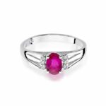 Inel Aur 14K cu Rubin 0.60 ct - Imagine 6