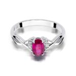 Inel Aur 14k cu Rubin 0.60 ct - Imagine 6