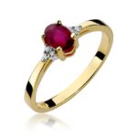 Inel Aur 14K cu Rubin 0.60 ct
