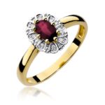 Inel Aur 14k cu Rubin 0.60 ct