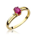 Inel Aur 14k cu Rubin 0.60 ct