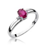 Inel Aur 14k cu Rubin 0.60 ct - Imagine 5