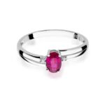 Inel Aur 14k cu Rubin 0.60 ct - Imagine 6