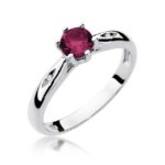Inel Aur 14k cu Rubin 0.60 ct - Imagine 5