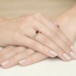Inel Aur 14k cu Rubin 0.60 ct - Imagine 4