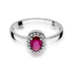 Inel Aur 14k cu Rubin 0.60 ct - Imagine 6
