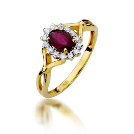 Inel Aur 14k cu Rubin 0.60 ct