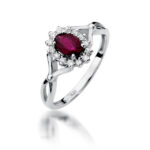 Inel Aur 14k cu Rubin 0.60 ct - Imagine 5