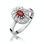 Inel Aur 14k cu Rubin 0.60 ct - Imagine 5