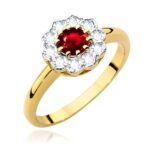 Inel Aur 14k cu Rubin 0.60 ct