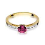 Inel Aur 14k cu Rubin 0.60 ct - Imagine 2