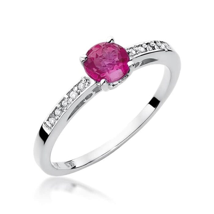 Inel Aur 14k cu Rubin 0.60 ct - Imagine 4