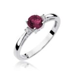 Inel Aur 14K cu Rubin 0.60ct - Imagine 5