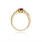 Inel Aur 14K cu Rubin 0.60ct - Imagine 3