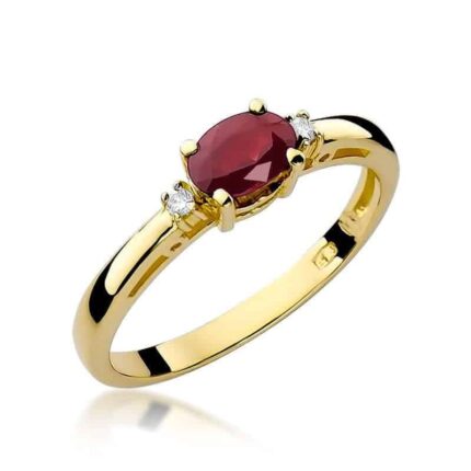 Inel Aur 14k cu Rubin 0.70 ct