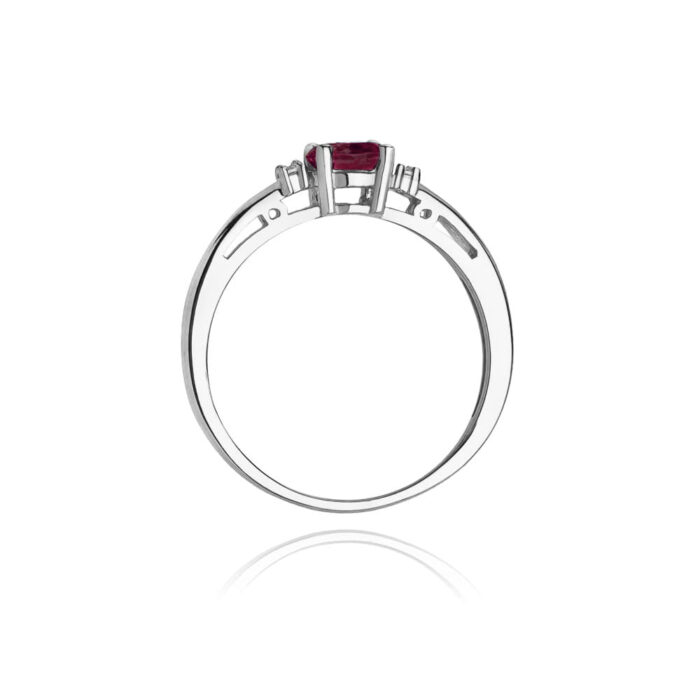 Inel Aur 14k cu Rubin 0.70 ct - Imagine 7
