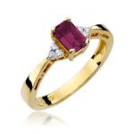 Inel Aur 14K cu Rubin 0.80 ct