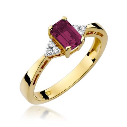 Inel Aur 14K cu Rubin 0.80 ct