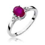 Inel Aur 14k cu Rubin 1.0 ct - Imagine 5