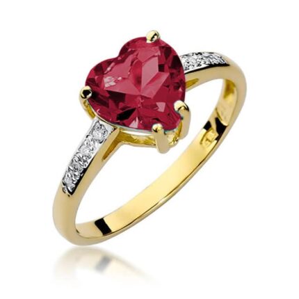 Inel Aur 14K cu Rubin 1.70 ct