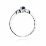 Inel Aur 14k cu Safir 0.15 ct - Imagine 7