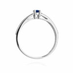 Inel Aur 14k cu Safir 0.15 ct - Imagine 7