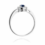 Inel Aur 14K cu Safir 0.15 ct - Imagine 6