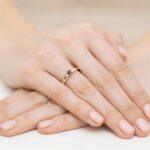 Inel Aur 14k cu Safir 0.15 ct - Imagine 4