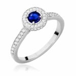 Inel Aur 14k cu Safir 0.30 ct - Imagine 5