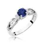 Inel Aur 14K cu Safir 0.50 ct - Imagine 5