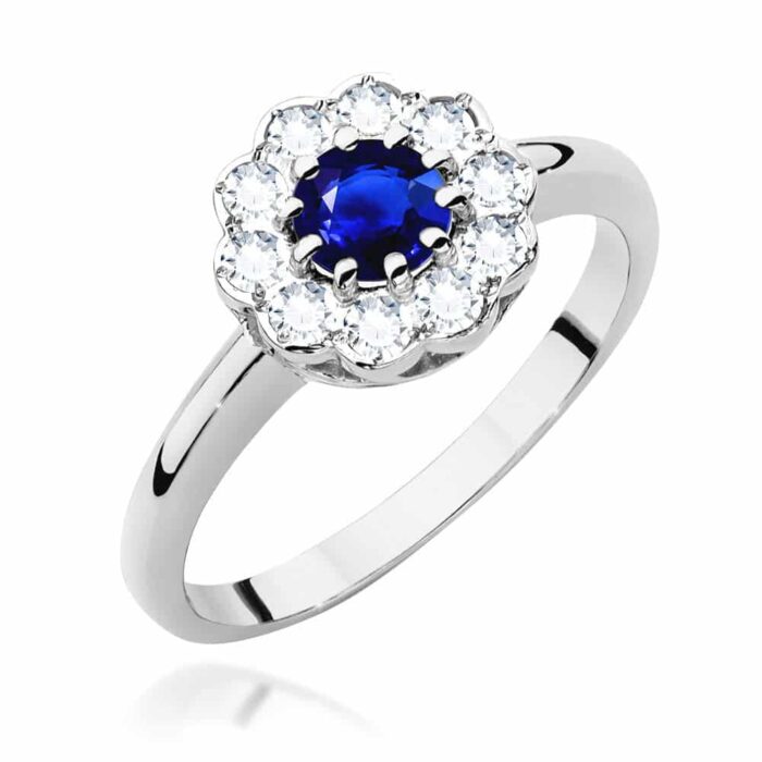 Inel Aur 14k cu Safir 0.50 ct - Imagine 4