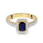 Inel Aur 14k cu Safir 0.60 ct - Imagine 2
