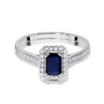Inel Aur 14k cu Safir 0.60 ct - Imagine 6
