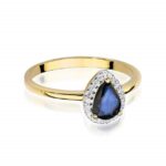 Inel Aur 14k cu Safir 0.60 ct - Imagine 2