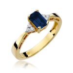 Inel Aur 14k cu Safir 0.60 ct
