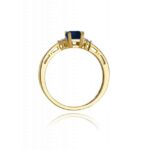 Inel Aur 14k cu Safir 0.60 ct - Imagine 3