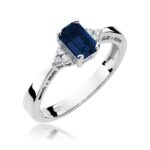 Inel Aur 14k cu Safir 0.60 ct - Imagine 5